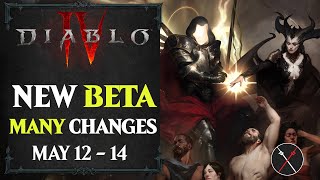 Diablo 4 NEW BETA May 12th - Class, Dungeon and Legendary Changes (Server Slam)