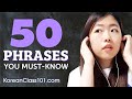 50 Phrases Every Korean Beginner Must Know