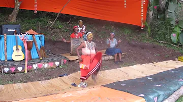 Solo sangoma performance.