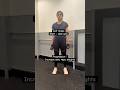 Beginner lower body workout - Calf raises (weights optional at start).Full body routine link in desc