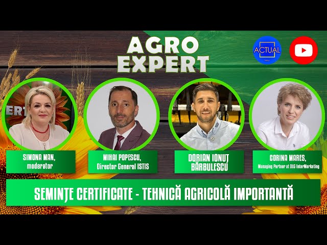 Semințe certificate - tehică agricolă importantă