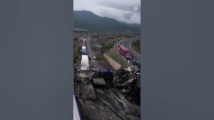 🇬🇷 Choque de trenes deja decenas de muertos y heridos en Grecia #grecia #trenes