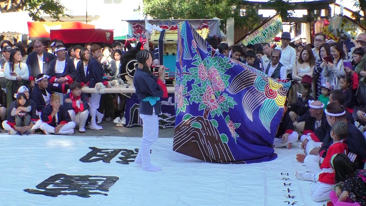 平成29年度 御坊祭 宵宮 東薗組 獅子舞 10月4日