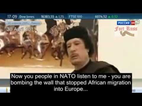 Image result for Gaddafi Now you people in NATO listen to me