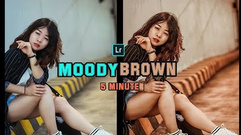How to edit moody brown tone | lightroom mobile tutorial | photo editing