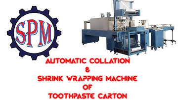 Automatic Collation & Shrink Wrapping Machine of Toothpaste Carton Box