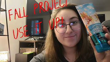 FALL PROJECT USE-IT-UP INTRO!