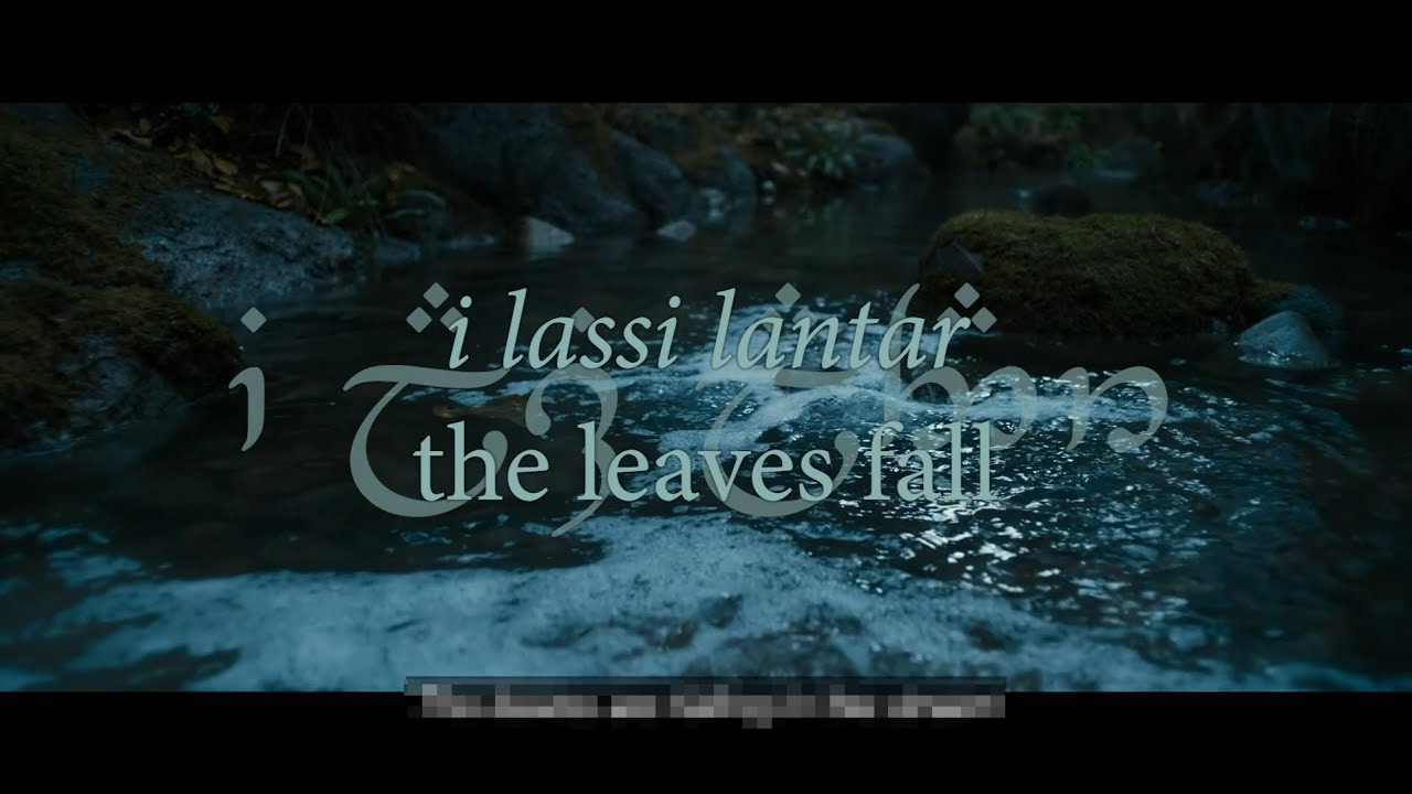 The lyrics of Gil-galad's lament (The Rings of Power, 2x01)