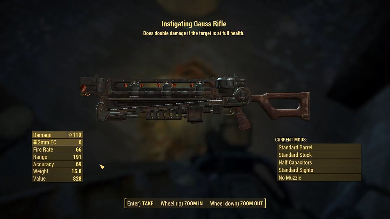 Fallout 4 Survival Mode - Instigating Gauss Rifle [ 13 ]