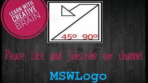 Msw logo |Repeat command| Nested Repeat command|
