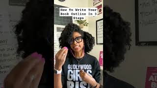 Author Tip - How To Outline Your Book In 3 Easy Steps. #writing #shorts