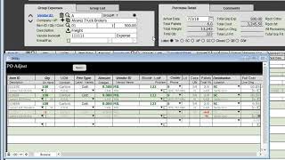 Process a Purchase Order Adjustment