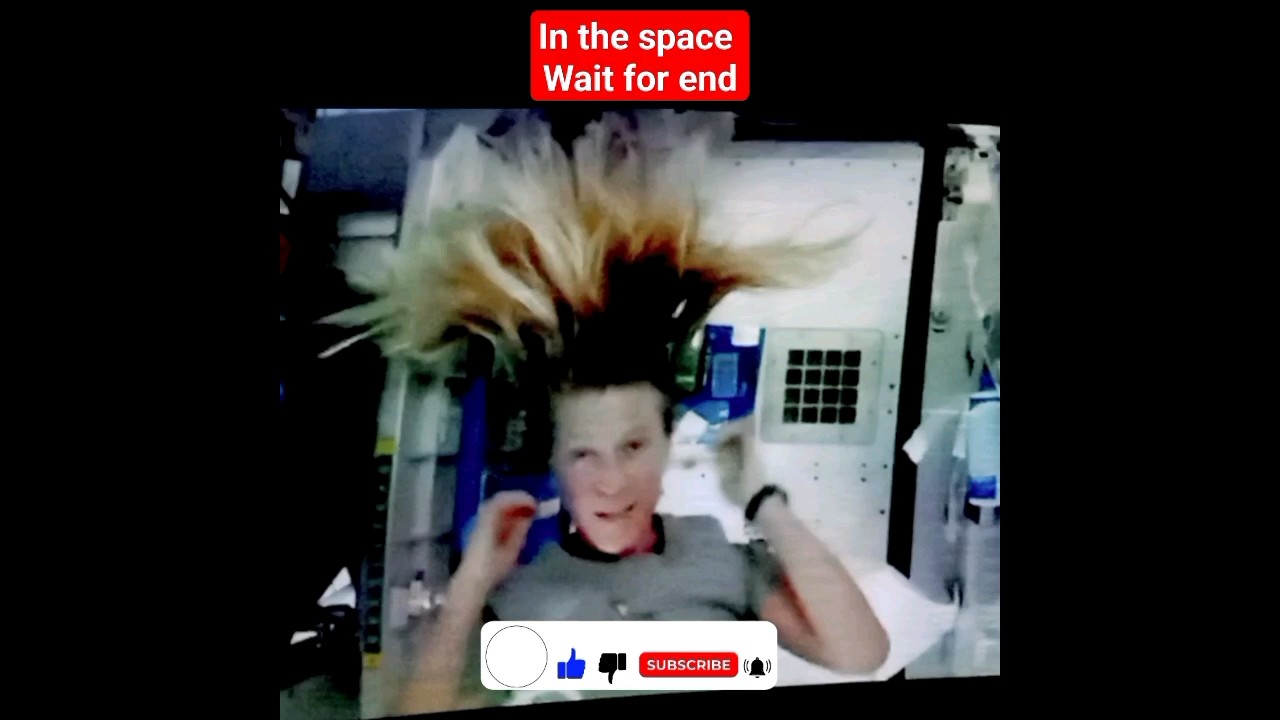 Shorts video How to wash  hair in the space🙏😱