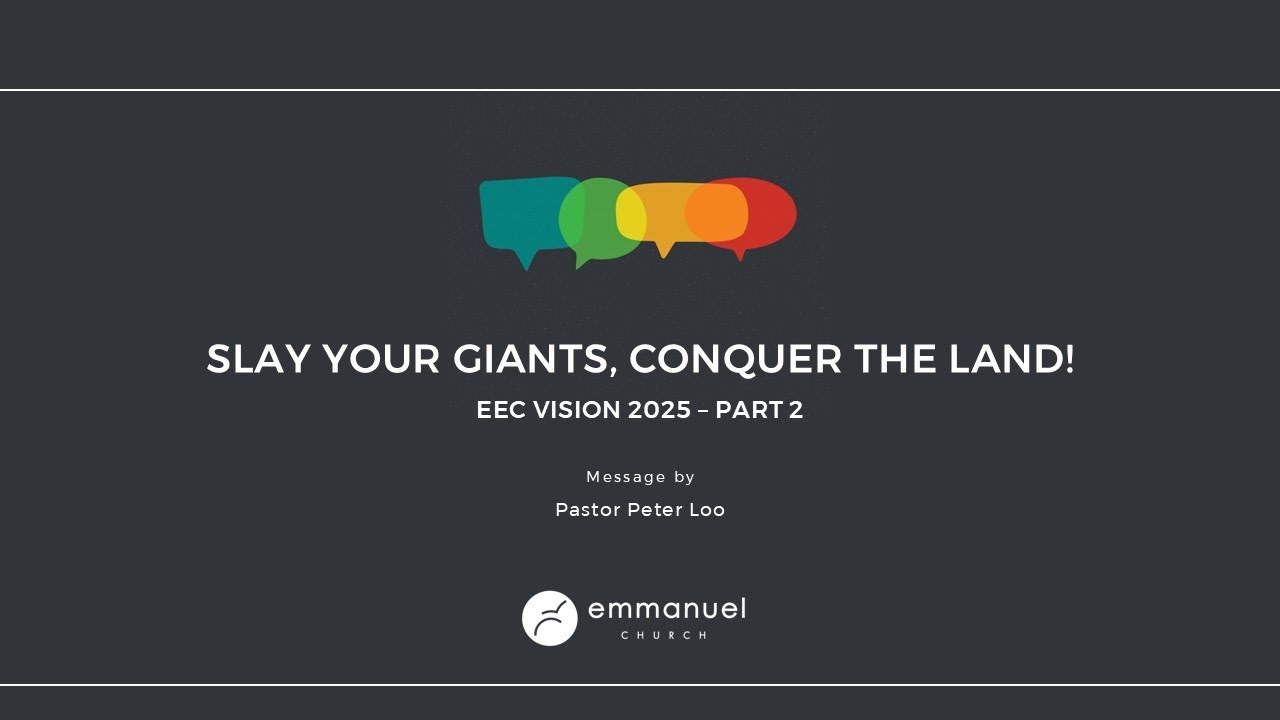 SLAY YOUR GIANTS, CONQUER THE LAND! (Vision 2025 part 2) - Pastor Peter ...