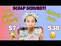 SCALP SCRUBS FOR DRY ITCHY SCALP - dpHUE ACV SCALP SCRUB vs LOVE BEAUTY AND PLANET SHAMPOO SCRUB