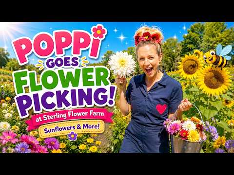 Poppi Goes Flower Picking | Learning, Fun & Educational Videos for Kids