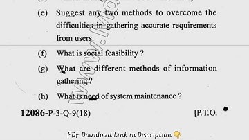 MBA 4th Sem System Analysis & Design Question Paper