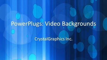 PowerPlugs: Video Backgrounds for PowerPoint -- Abstract-netm-710