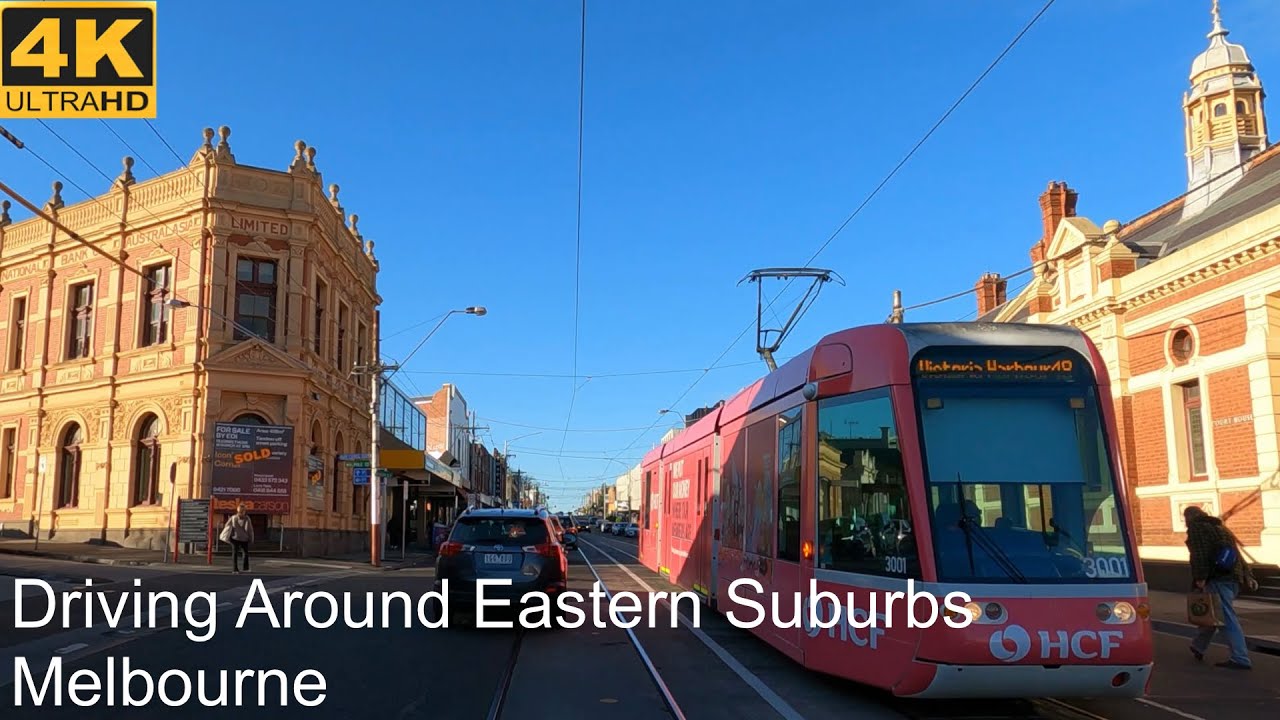 Driving Around Eastern Suburbs | Melbourne Australia | 4K UHD