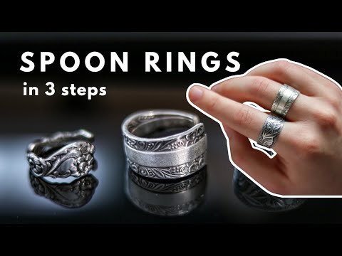 How To DIY Silver Spoon Ring - The Everyday Farmhouse