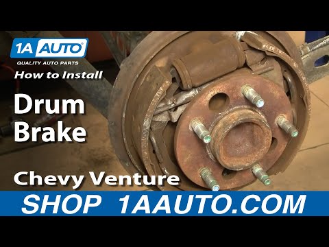 How to Replace Drum Brakes 97-05 Chevy Venture