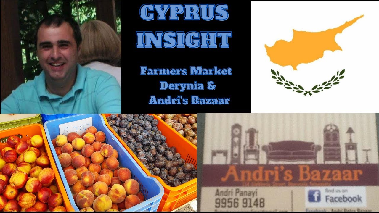 Farmers Market Derynia and Andri's Bazaar.  Cyprus at it's finest. August 2020.