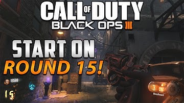 Black Ops 3 Zombies - "Shadows Of Evil" Start on Round 15 With 16.5k Points on Solo! (BO3 Tutorials)