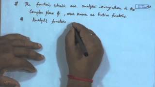 Mod-02 Lec-12 Analytic Functions, C-R Equations