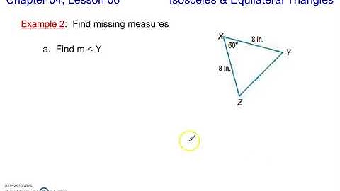 Geometry 4-6 Isosceles Equilateral Triangles