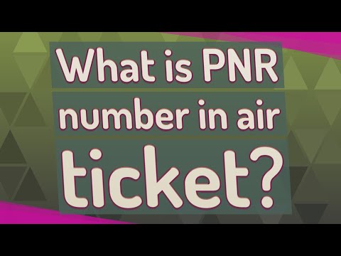 Видео: Къде е PNR номерът на електронния билет?