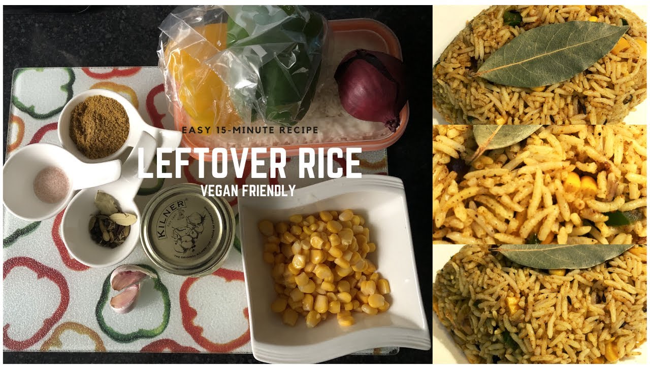 Quick and Easy Vegan Recipe| LeftOver Rice| Curry fried rice| Riz frit au Curry| Swift Cuisine