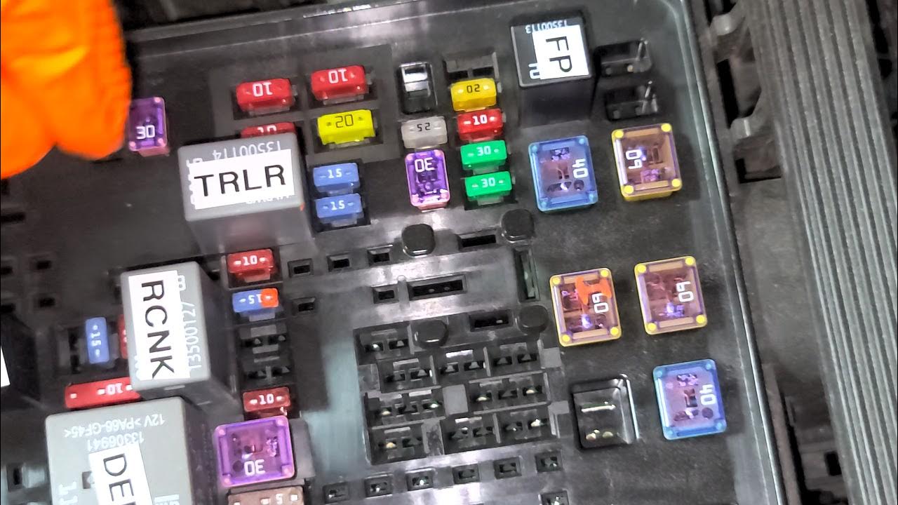 2014 Chevrolet Silverado Starter Fuses, Starter Relay & Testing - YouTube