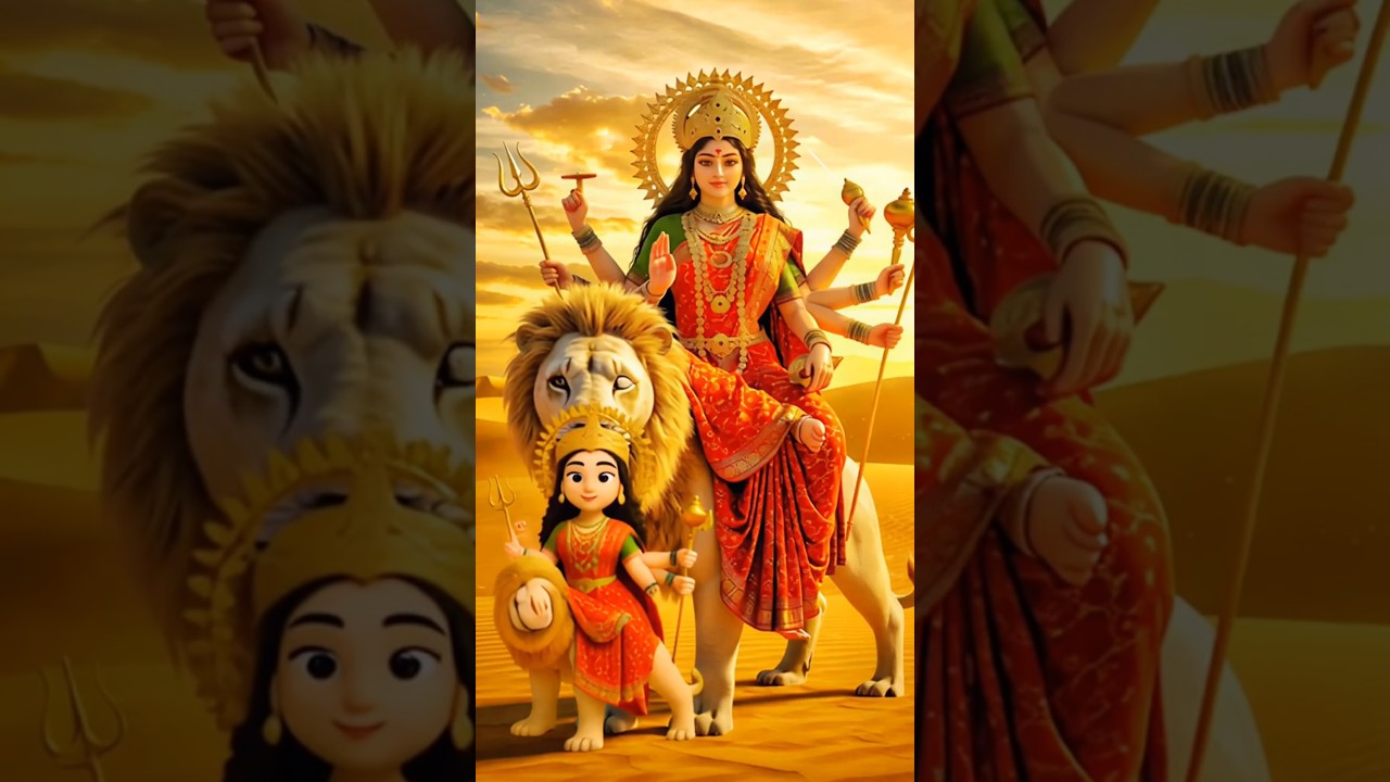 🌼 Bhakti Vibes 2025 – Durga Maa Blessings🔥 Maa Durga Arrival 2025 – Shakti Roop 