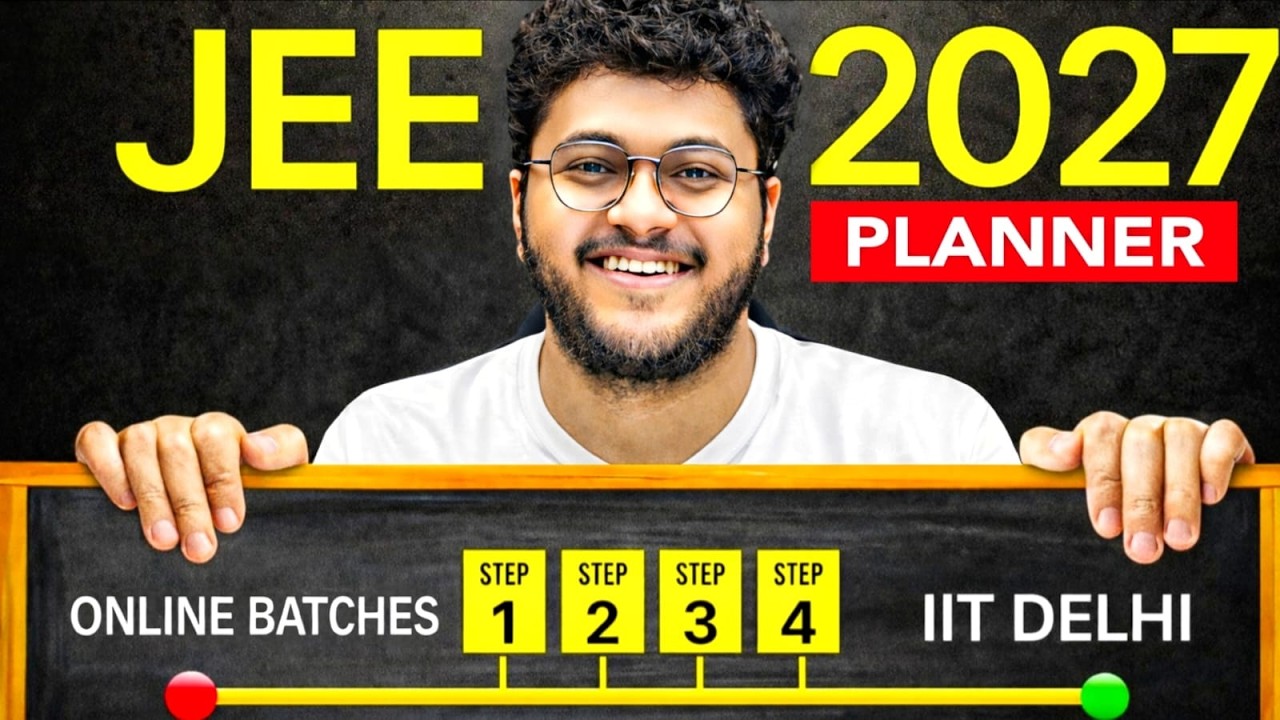 ⚠️ JEE 2027 PLANNER ‼️ | Complete Study Plan for 1 year 😳 - YouTube