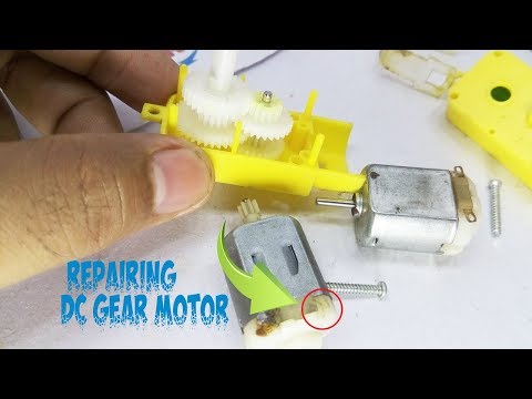 How to Repairing DC Gear Motor | JAHIRUL