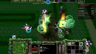 Warcraft 3 Frozen Throne – DBZ Tower Defense Gameplay | Dragon Ball Custom Map