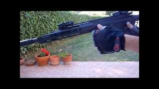APS Guardian M4 ASR111 Airsoft Gun Review with Shooting test