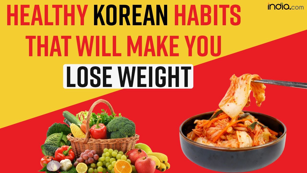 Healthy habits that Koreans follow to lose weight Kimchi Vegetables