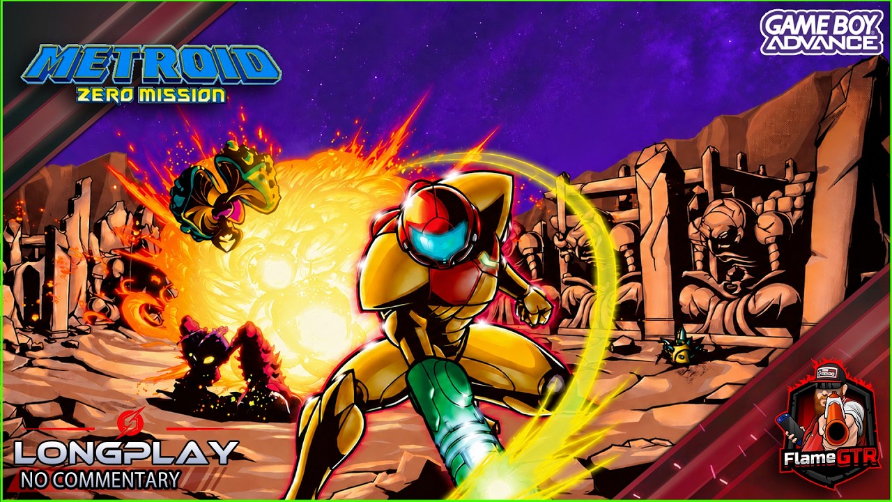Metroid: Zero Mission - Longplay (No Commentary) | Game Boy Advance