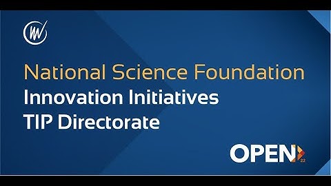 National Science Foundation Innovation Initiatives TIP Directorate