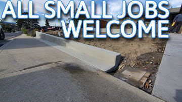 🔊 How To Build  Small Concrete Retaining Wall | ☎️ All Access 510-804-4646