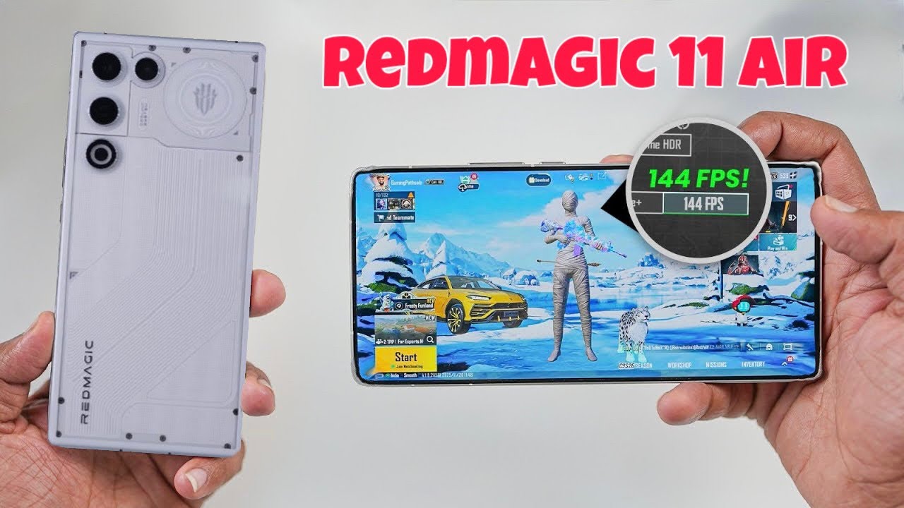 Redmagic 11 Air Pubg Test | Redmagic 11 Air Gaming Test | Redmagic 11 Air Pubg Mobile Test |Redmagic