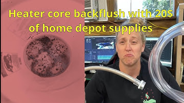 3rd Gen 4runner heater core backflush