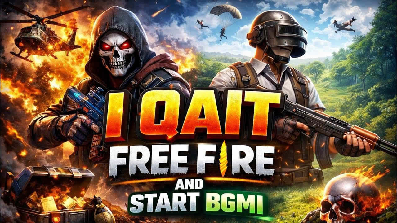 🔥 I Quit Free Fire 😱 | Now Starting BGMI New Journey! #IQuitFreeFire #StartBGMI #BGMI #BGMILover