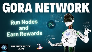 Exploring #Algorand Nodes and Validators w/ Gora Network