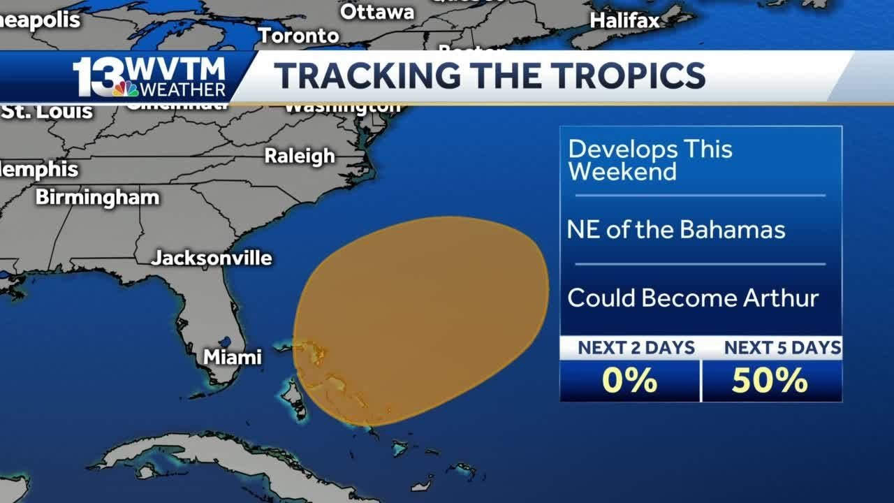 Tracking the Tropics: Storm developing in Atlantic - YouTube