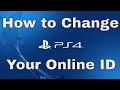 How to change your online ID for PlayStation 4