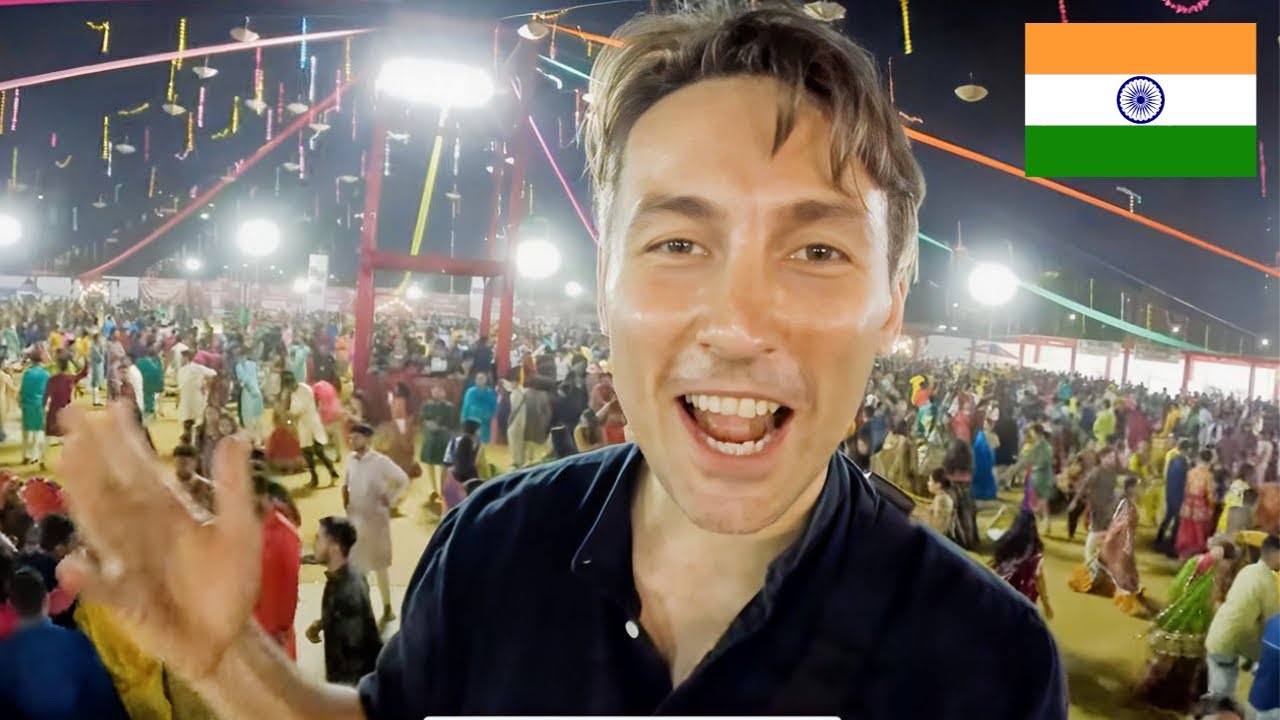 My First Navratri Garba (Day 1) In Ahmedabad Gujarat India 🇮🇳