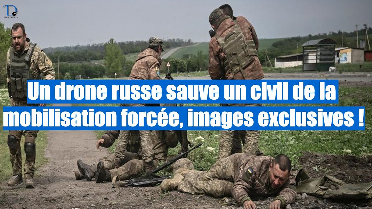 Mobilisation forcée en Ukraine : un habitant de Kherson sauvé par un drone FPV russe!