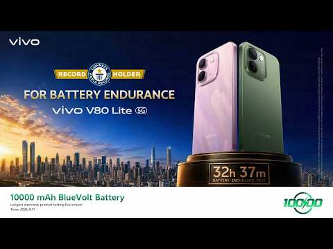 แบตหมื่น สร้างสถิติ GUINNESS WORLD RECORDS! | vivo V80 Lite